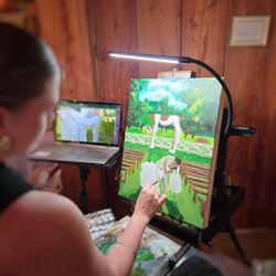 Jyllian McAnulty Art - Live Wedding Painting 
May 2026