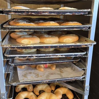La Espiga De Oro - Fresh racks of pan - Bakeries Near Me - Costa Mesa, California