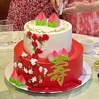 Sunny Bakery - Pandan Coconut cake for my mom 80th birthday - Bakeries Near Me - San Gabriel, California