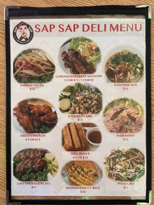 Menu photo 3 Sap Sap Lao Deli & Cafe Seattle, WA Menu photo 3 Sap Sap Lao Deli & Cafe Seattle, WA