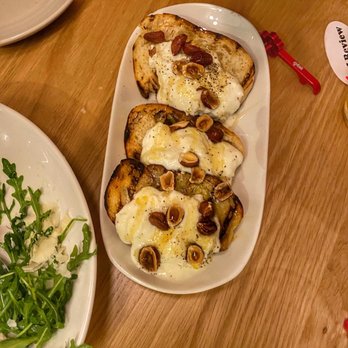 Delarosa Bishop Ranch - Burrata Bruschetta with Hazelnuts and Honey - Pizza Near Me - San Ramon, California