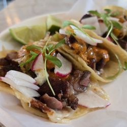 Deltoro Steak - Ribeye Tacos sitting there waiting for your drooling mouth to devour