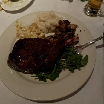 West Side Steakhouse - Rib eye with Mac n cheese, mash and mushrooms - Steakhouses Near Me - New York, New York West Side Steakhouse - Rib eye with Mac n cheese, mash and mushrooms - Steakhouses Near Me - New York, New York