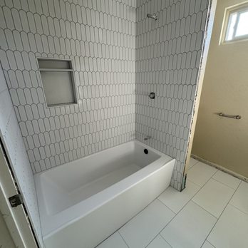 Montano's Tile & Stone - Bath tile done - Flooring Near Me
