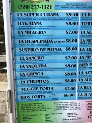 Menu photo 2 Tacos Y Tortas La Reyna Azteca Aurora, CO Menu photo 2 Tacos Y Tortas La Reyna Azteca Aurora, CO