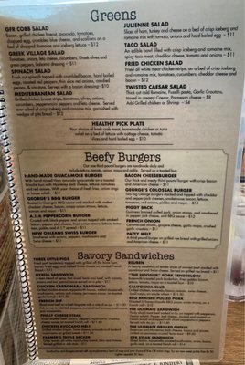 Menu photo 3 George's Family Restaurant Lowell, IN
