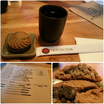 Nippon Cha - Green tea and cookie when you 1st sit down - Japanese Near Me - Bayside, New York