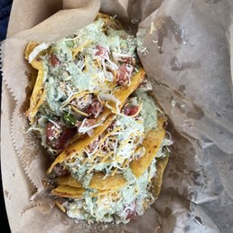 Street tacos 2 steak 1 chicken all. Idk how I found this place but I'm glad I did. Great food great service!!! Street tacos 2 steak 1 chicken all. Idk how I found this place but I'm glad I did. Great food great service!!!