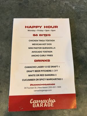 Menu photo 1 Camacho Garage New Haven, CT