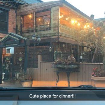 Third and Main - The back patio was closed (it was November), but even then it seemed magical! - American Near Me - Aurora, Indiana