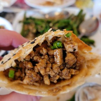 Dew Drop Inn - Lunch/Early Dinner @Dew Drop Inn; 12/12/2021 today. Shao Bing Sesame Bread Pockets (Pork & Tofu), Omg! I love this dish, SO GOOD!! - Chinese Near Me - Honolulu, Hawaii Dew Drop Inn - Lunch/Early Dinner @Dew Drop Inn; 12/12/2021 today. Shao Bing Sesame Bread Pockets (Pork & Tofu), Omg! I love this dish, SO GOOD!! - Chinese Near Me - Honolulu, Hawaii