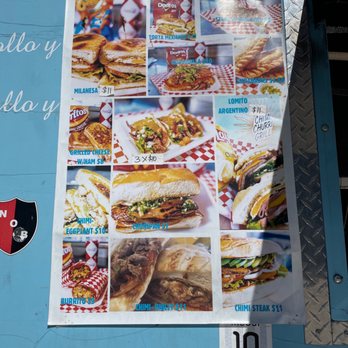 Chimichurri Grill - a menu on a wall - Argentine Near Me - Salt Lake City, Utah
