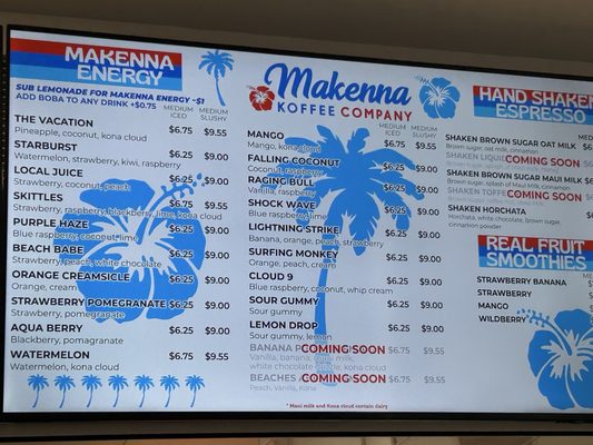 Menu photo 1 Makenna Koffee Oxnard, CA Menu photo 1 Makenna Koffee Oxnard, CA