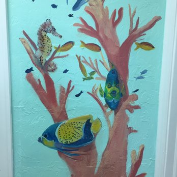 Little Smiles Dental - One of the many whimsical ocean paintings all over the walls - Pediatric Dentists Near Me - Boynton Beach, Florida Little Smiles Dental - One of the many whimsical ocean paintings all over the walls - Pediatric Dentists Near Me - Boynton Beach, Florida