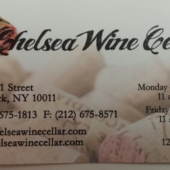 Chelsea Wine Cellar - business card with corks - Beer, Wine & Spirits Near Me - New York, New York Chelsea Wine Cellar - business card with corks - Beer, Wine & Spirits Near Me - New York, New York