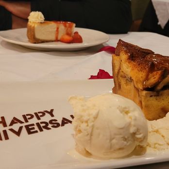 Sullivan's Steakhouse - cheesecake and banana bread pudding - Steakhouses Near Me - Indianapolis, Indiana Sullivan's Steakhouse - cheesecake and banana bread pudding - Steakhouses Near Me - Indianapolis, Indiana
