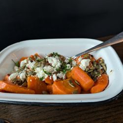 "Charred" carrots