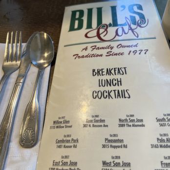 Bill's Cafe - Breakfast & Brunch Near Me - Fremont, California Bill's Cafe - Breakfast & Brunch Near Me - Fremont, California