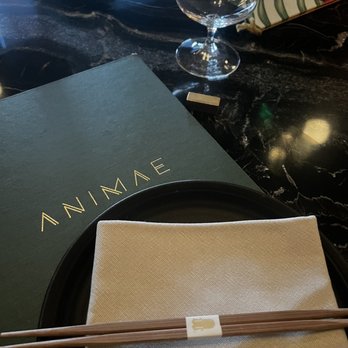 Animae - Table setting - Asian Fusion Near Me - San Diego, California Animae - Table setting - Asian Fusion Near Me - San Diego, California