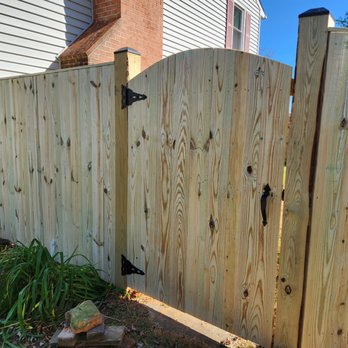 MC Fence And Deck - My arched gate. - Fences & Gates Near Me - Fredericksburg, Virginia MC Fence And Deck - My arched gate. - Fences & Gates Near Me - Fredericksburg, Virginia