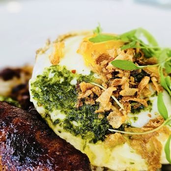 Terrace by Mix Mix - Pork cheek adobo and fried egg - New American Near Me - Costa Mesa, California Terrace by Mix Mix - Pork cheek adobo and fried egg - New American Near Me - Costa Mesa, California