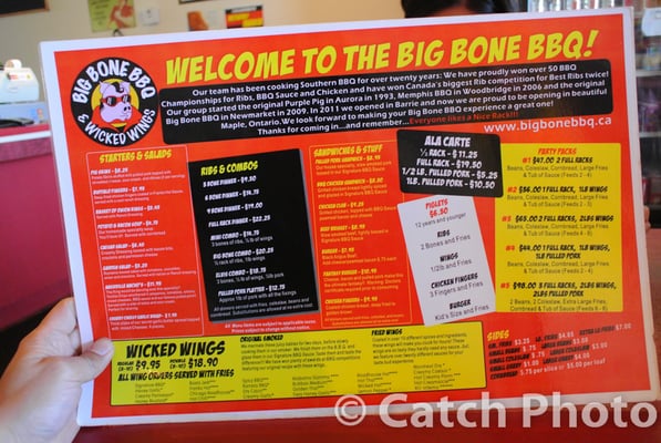 Menu photo 7 Big Bone BBQ & Wicked Wings Maple, ON