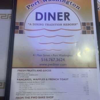 Port Washington Diner - Menu - Diners Near Me - Port Washington, New York