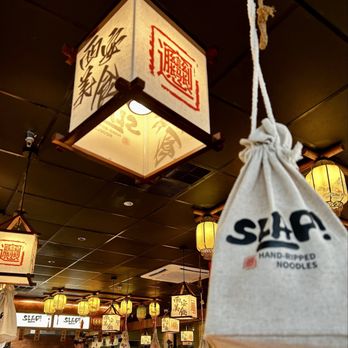 SLAP Hand Ripped Noodles - Restaurant, remember to look up if you need a napkin. - Noodles Near Me - Orlando, Florida