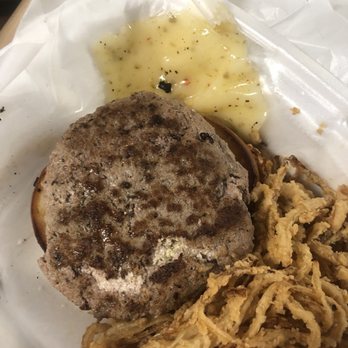 Up a Creek - a hamburger and onion rings - Bars Near Me - Howland, Ohio