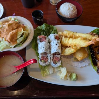Sake Sushi & Grill - Dinner combo: salmon teriyaki + spicy tuna roll - Sushi Bars Near Me - Placentia, California Sake Sushi & Grill - Dinner combo: salmon teriyaki + spicy tuna roll - Sushi Bars Near Me - Placentia, California