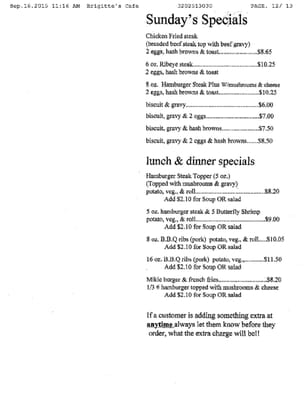 Menu photo 4 Brigitte's Cafe Saint Cloud, MN
