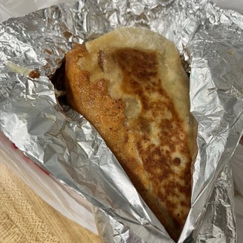 Salt & Pepper - Super burrito with a cheese seal - Mexican Near Me - Patterson, California