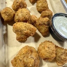 Fried mushrooms