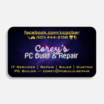Corey's PC Build & Repair - Business Card 2026 - IT Services & Computer Repair Near Me Corey's PC Build & Repair - Business Card 2026 - IT Services & Computer Repair Near Me