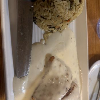 Powder House Restaurant - Chicken cordon bleu with rice - Steakhouses Near Me - Keystone, South Dakota