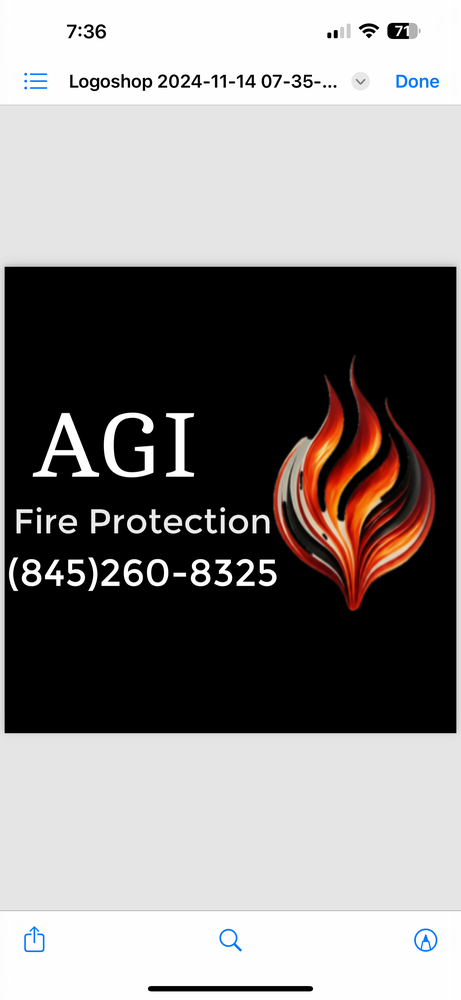Slide of AGI Fire Protection