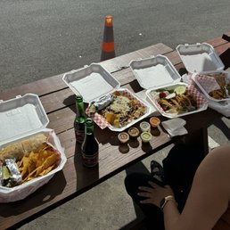 Burrito, nachos, and tacos Burrito, nachos, and tacos