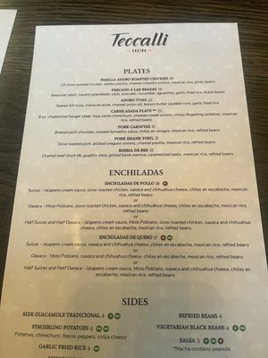Menu photo 4 Teocalli Cocina Lafayette, CO