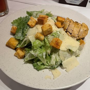 Bobby Van's Grill - Caesar Salad with bone dry chicken - Steakhouses Near Me - Jamaica, New York Bobby Van's Grill - Caesar Salad with bone dry chicken - Steakhouses Near Me - Jamaica, New York