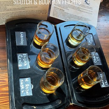 Radiator Whiskey - Whiskey flights Bourbon & scotch. Bourbon was sweeter and scotch is super strong Smokey & oaky - New American Near Me - Seattle, Washington Radiator Whiskey - Whiskey flights Bourbon & scotch. Bourbon was sweeter and scotch is super strong Smokey & oaky - New American Near Me - Seattle, Washington
