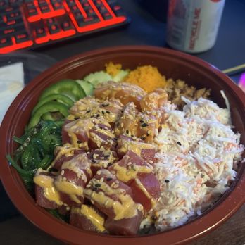 Oishi Express - 2 scoop protein poke bowl - Sushi Bars Near Me - Elk Grove, California Oishi Express - 2 scoop protein poke bowl - Sushi Bars Near Me - Elk Grove, California