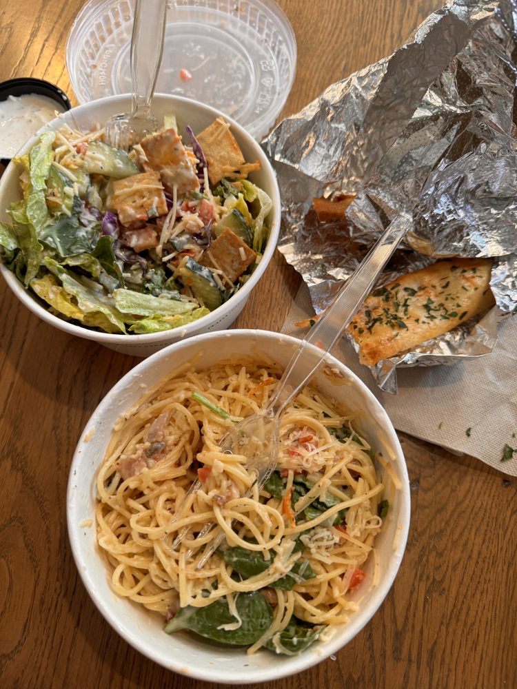 Food from Piada Italian Street Food