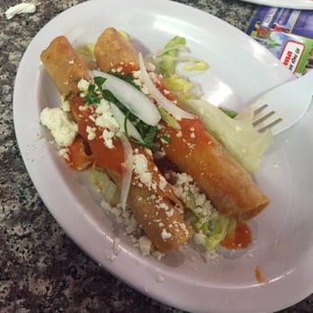 Channy's Comidas Guatemaltecas - Taquitos Dorados (Fried tortilla rolls) These are delicious !! - Latin American Near Me - Hawthorne, California