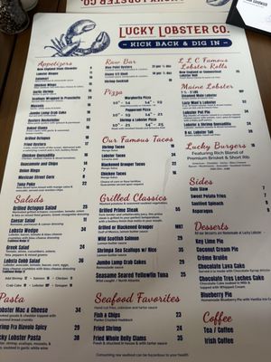 Menu photo 5 Lucky Lobster Co Dunedin, FL