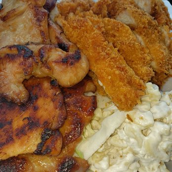 L&L Hawaiian Barbecue - 1/2 & 1/2 combo bbq chicken & chicken katsu - Barbeque Near Me - Phoenix, Arizona L&L Hawaiian Barbecue - 1/2 & 1/2 combo bbq chicken & chicken katsu - Barbeque Near Me - Phoenix, Arizona