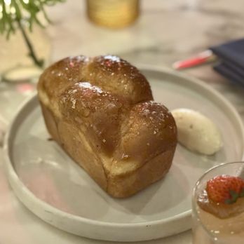 Peak with Priceless Restaurant & Bar - Milk Bread ($11) - New American Near Me - New York, New York Peak with Priceless Restaurant & Bar - Milk Bread ($11) - New American Near Me - New York, New York
