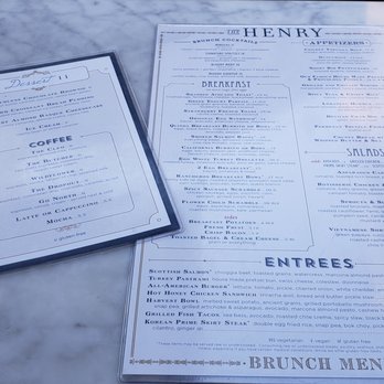 The Henry - The Menus - Coffee & Tea Near Me - Coronado, California