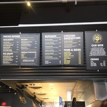 PINCHO - Menu inside restaurant. - Latin American Near Me - Pembroke Pines, Florida PINCHO - Menu inside restaurant. - Latin American Near Me - Pembroke Pines, Florida