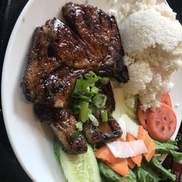 Grilled Pork Chops Plate