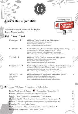 Menu photo 6 Restaurant Gifthüttli Basel, BS Menu photo 6 Restaurant Gifthüttli Basel, BS